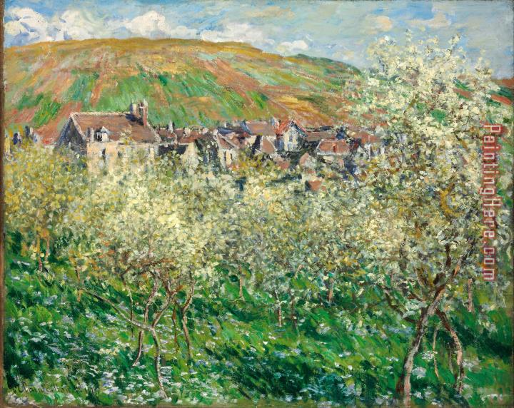 Claude Monet Flowering Plum Trees